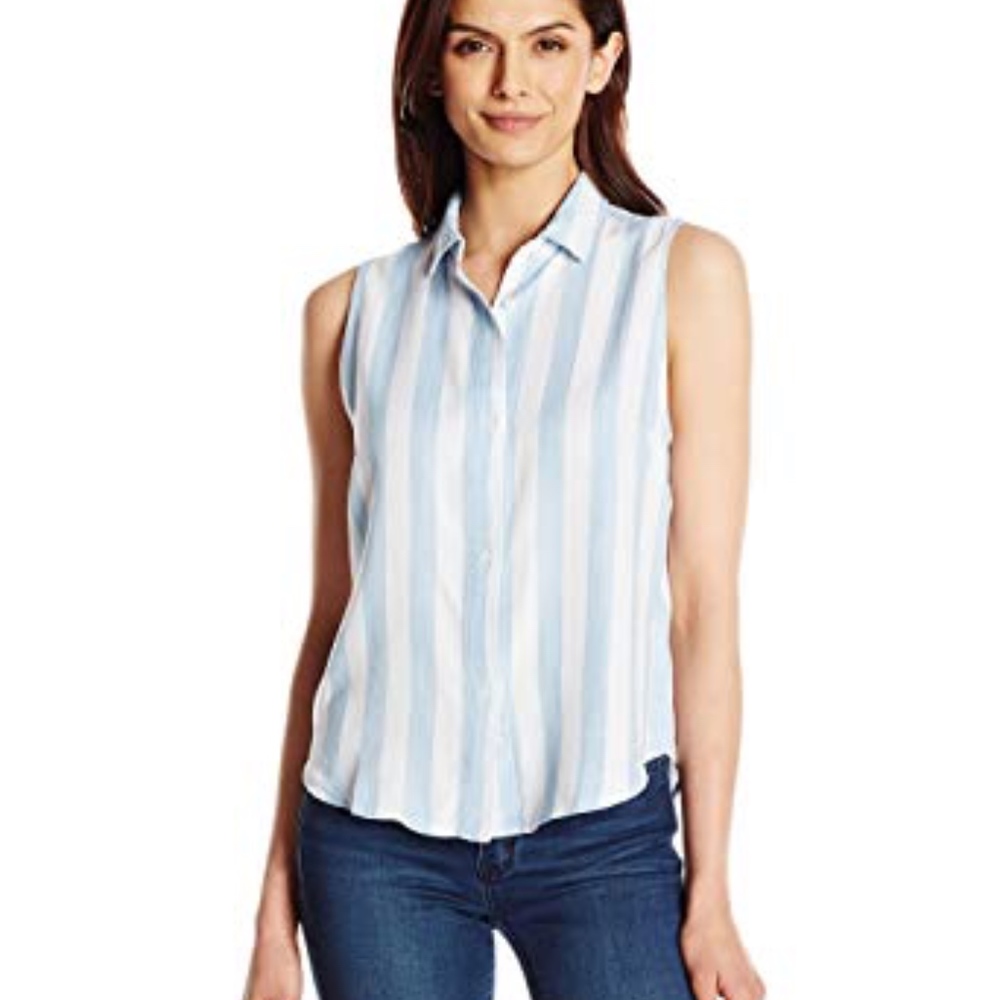 Rails button down tank
